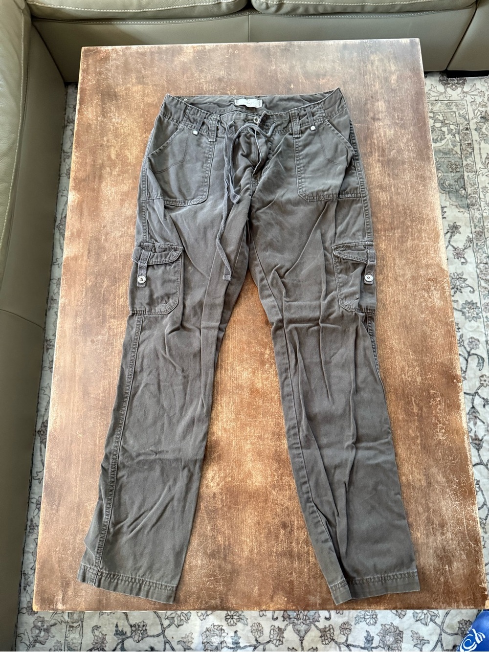 Levi's Olive Green Straight-Leg Cargo Pants